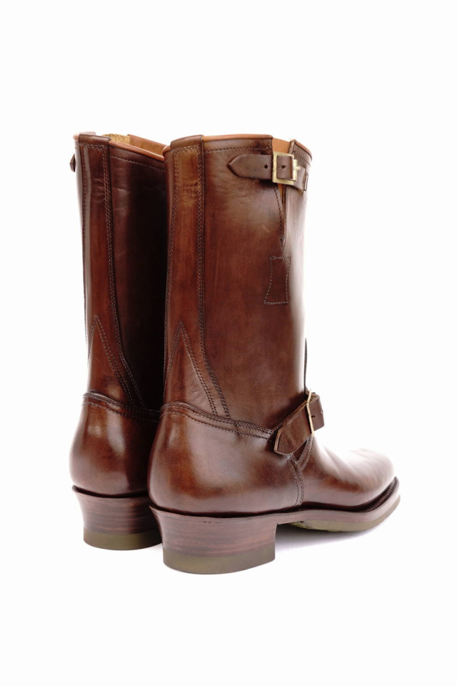 CLINCH Engineer boots Horsebutt overdye BROWN