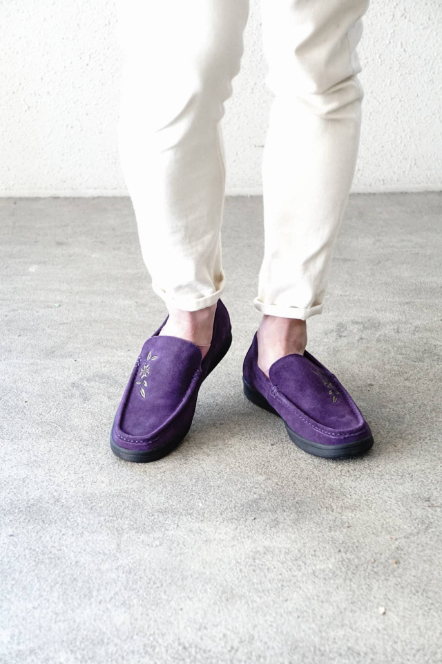 GANGSTERVILLE DJANGO - SUEDE SNEAKER PURPLE