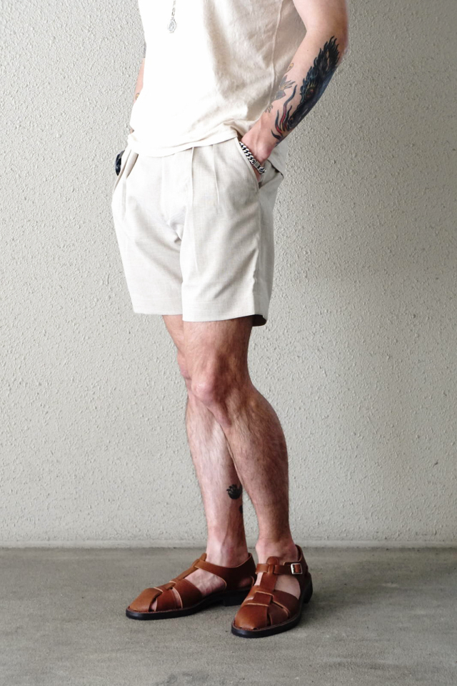 BY GLAD HAND EMPIRE ROOM - SHORTS BEIGE