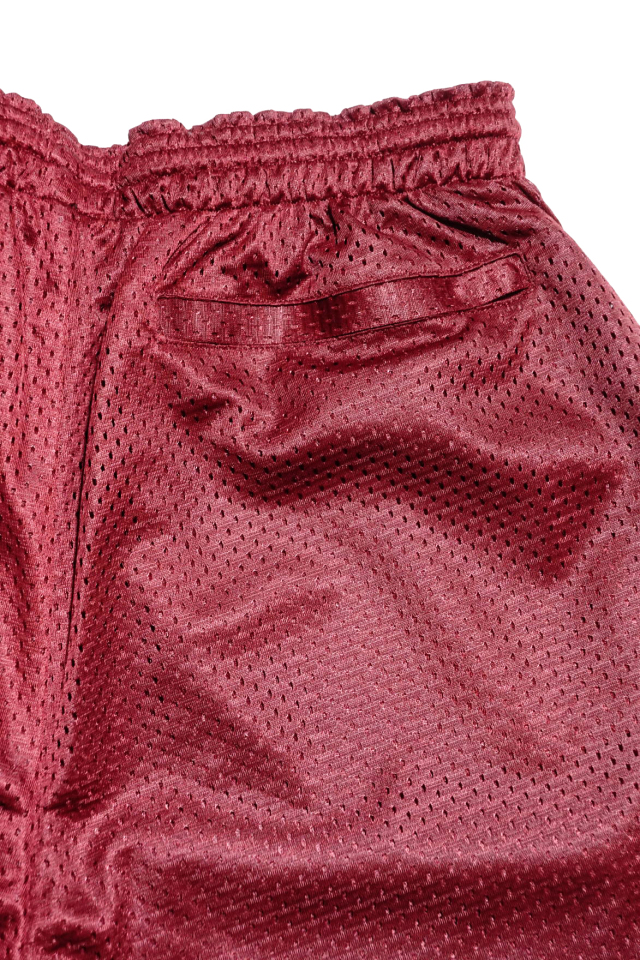 GANGSTERVILLE TEXAS ROSE - GAME SHORTS BURGUNDY