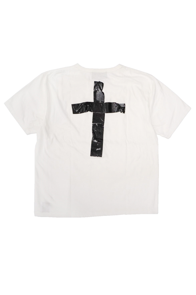 JANIS & Co. #CROSS TEE WHITE