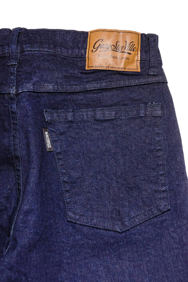 GANGSTERVILLE THUG - SKINNY STRETCH PANTS INDIGO