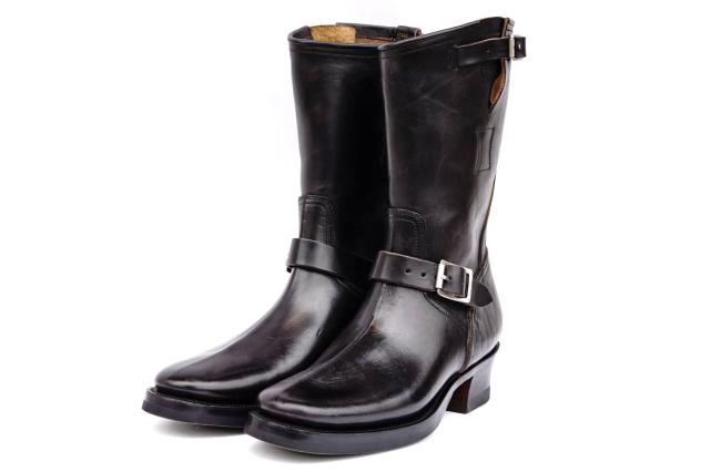 CLINCH Engineer boots Horsebutt overdye BLACK