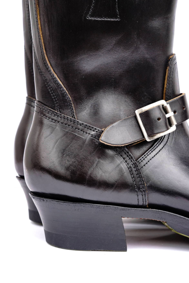 CLINCH Engineer boots Horsebutt overdye BLACK