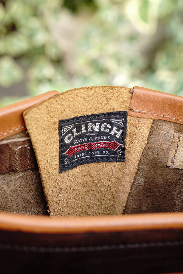 CLINCH Engineer boots Horsebutt overdye BROWN