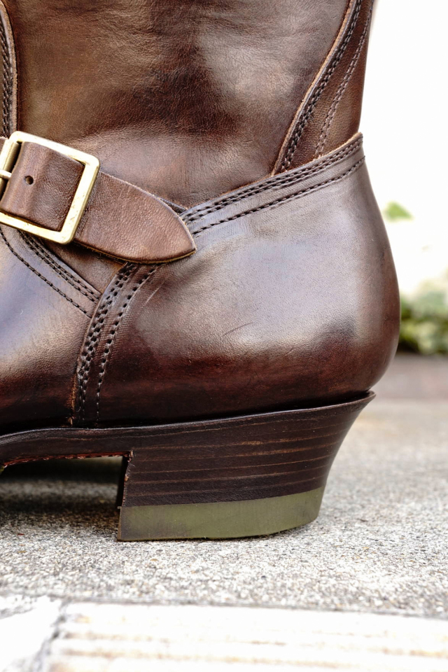 CLINCH Engineer boots Horsebutt overdye BROWN