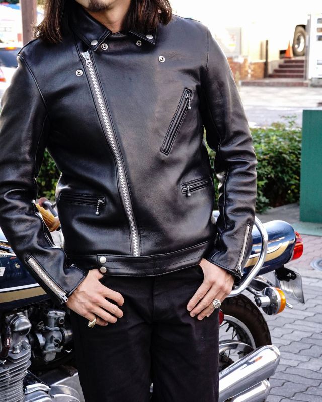 ADDICT CLOTHES JAPAN AD-03 BRITISH ASYMMETRY JACKET (SHEEP) BLACK