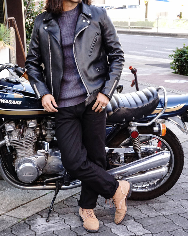 ADDICT CLOTHES JAPAN AD-03 BRITISH ASYMMETRY JACKET (SHEEP) BLACK