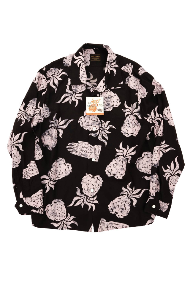 BY GLAD HAND PINEAPPLE HAND - L/S SHIRTS BLACK