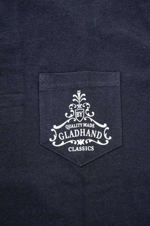BY GLAD HAND TRIANGLE LOGO - S/S HENRY T-SHIRTS BLACK