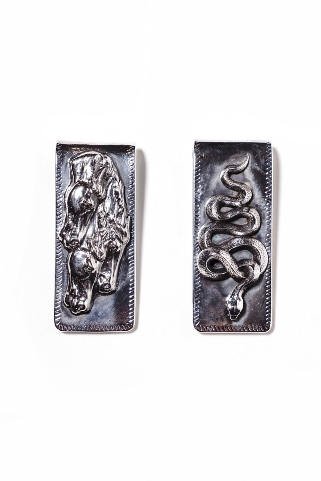 PEANUTS & Co. horse & snake money clip silver