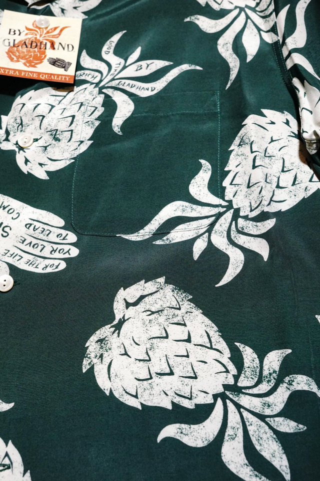 BY GLAD HAND PINEAPPLE HAND - S/S SHIRTS GREEN