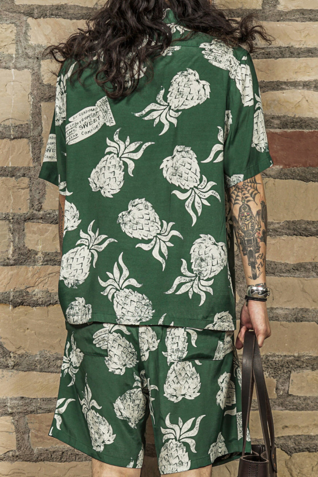 BY GLAD HAND PINEAPPLE HAND - S/S SHIRTS GREEN