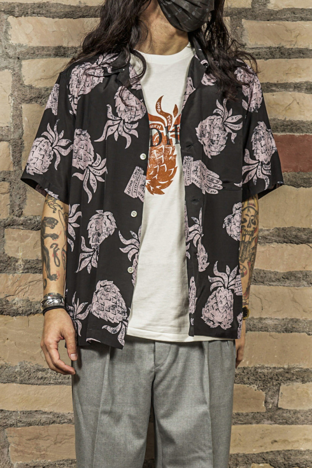 BY GLAD HAND PINEAPPLE HAND - S/S SHIRTS BLACK