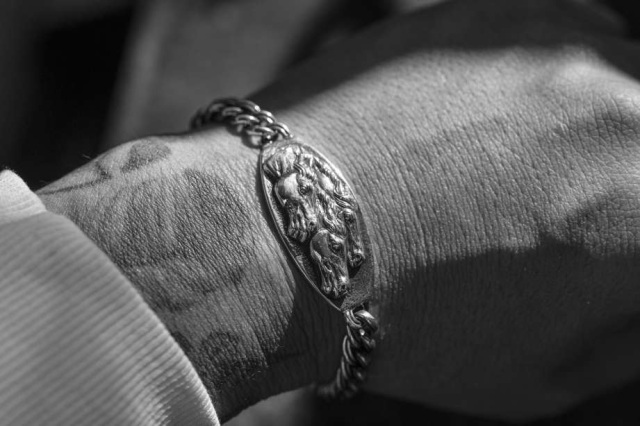 PEANUTS & Co. horse & snake plate bracelet silver