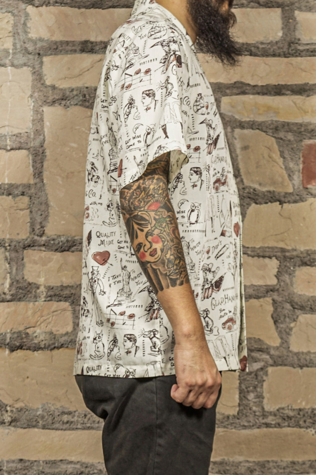 GLAD HAND & Co. GLAD POSTALS HAWAIIAN S/S SHIRTS