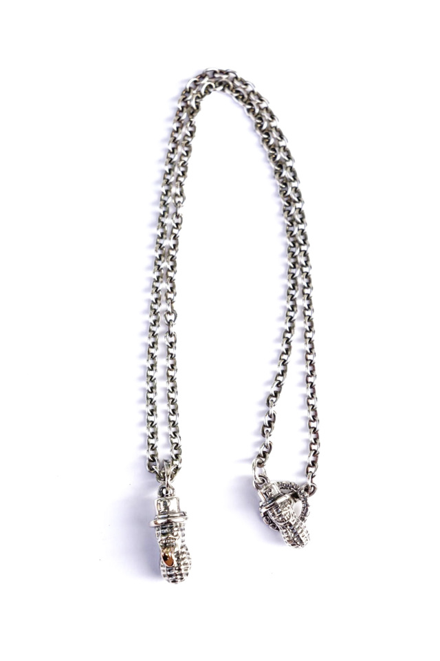 PEANUTS & Co. MEDIUM BERO PEANUTS SILVER + CHAIN ALL SILVER