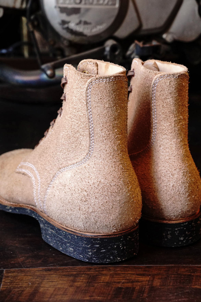 CLINCH Yeager boots Latigo leather Roughout 