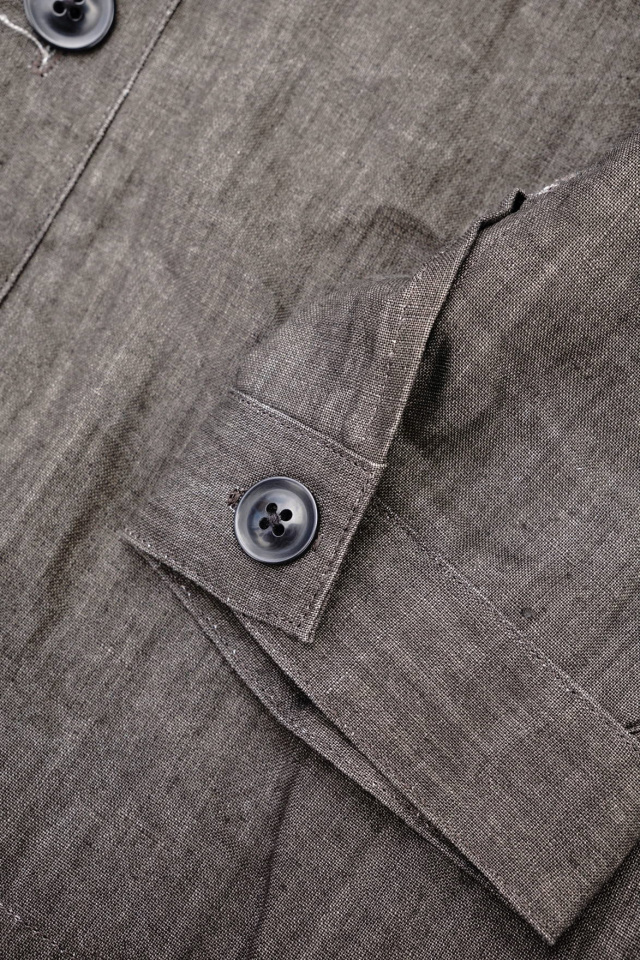 Django Atour classic french bourgeron jacket / black