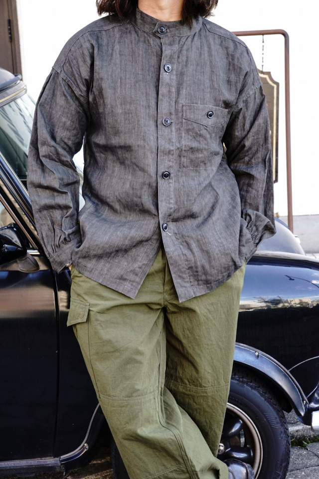 Django Atour classic french bourgeron jacket / black