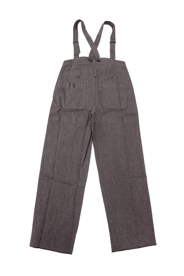 Django Atour classic germanwork overalls / grey herringbone