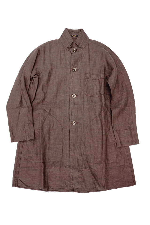 Django Atour classic farmers heavylinen coat / antique charcoal