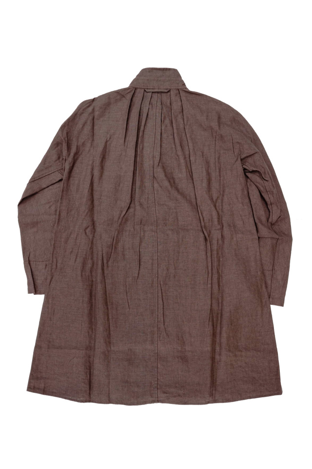 Django Atour classic farmers heavylinen coat / antique charcoal