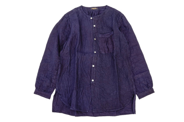 Django Atour classic germanwork heavylinen shirt / indigo