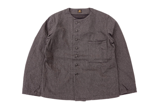 Django Atour classic frenchwork blouson / grey herringbone