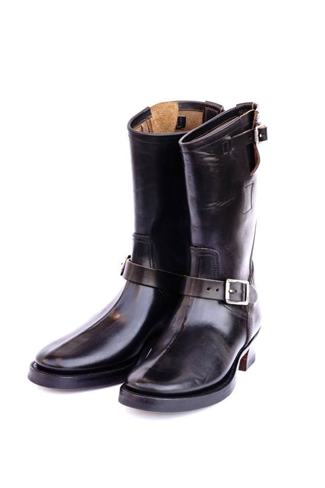 CLINCH Engineer boots Horsebutt overdye BLACK