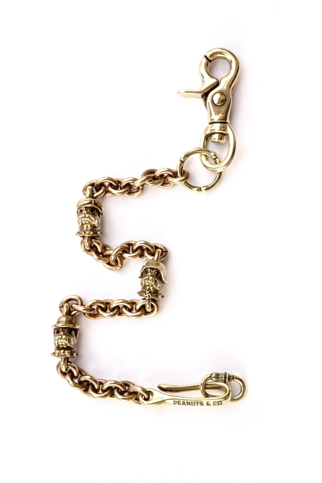 PEANUTS & Co. BULL WALLET CHAIN BRASS