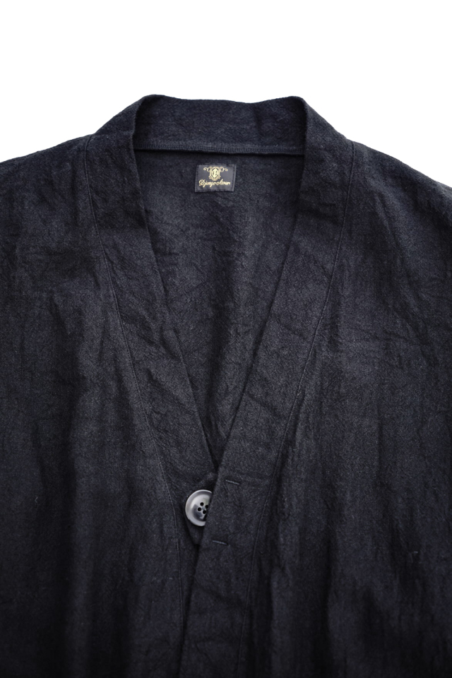 Django Atour classic heavylinen montparnasse coat 2025 / black