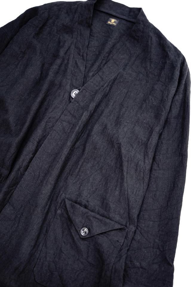 Django Atour classic heavylinen montparnasse coat 2025 / black