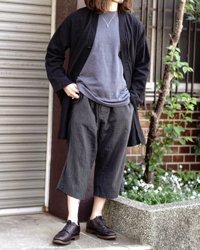 Django Atour classic heavylinen montparnasse coat 2025 / black