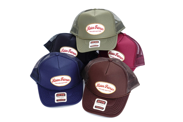 Mr.FATMAN ミスターファットマン【LEATHER SHORT BRIM CAP By