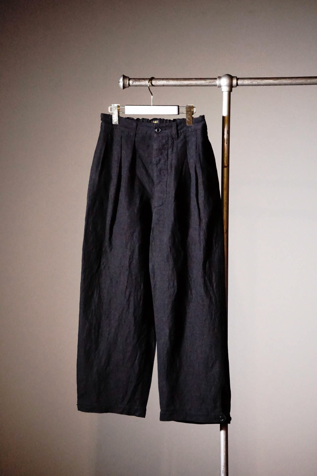 Django Atour montparnasse belgium-linen pants / belgium-black