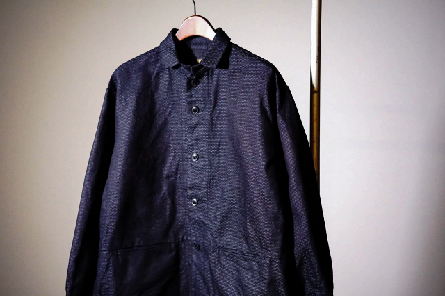 Django Atour classic jardinier indigo jacket