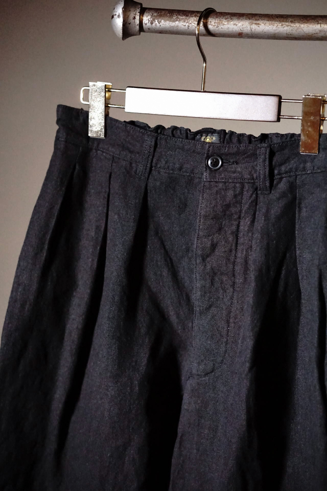 Django Atour montparnasse belgium-linen pants / belgium-black
