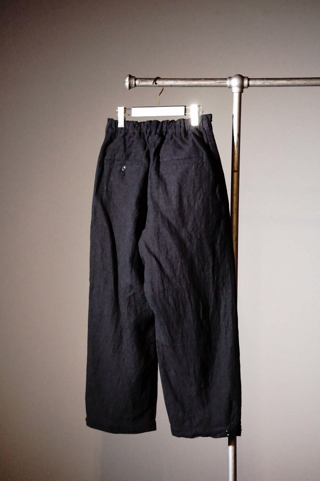Django Atour montparnasse belgium-linen pants / belgium-black