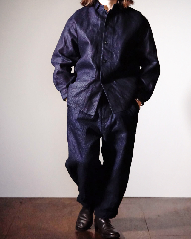 Django Atour classic jardinier indigo jacket