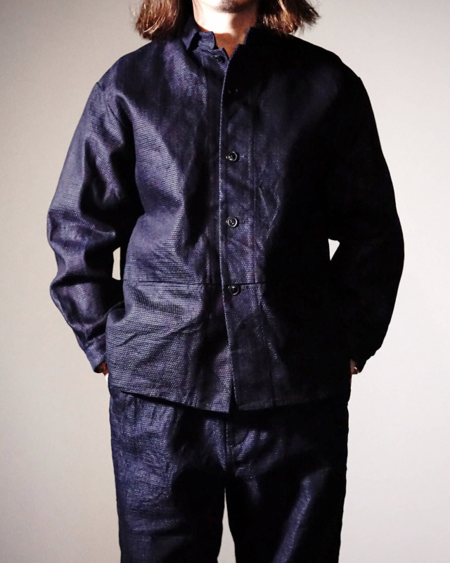 Django Atour classic jardinier indigo jacket