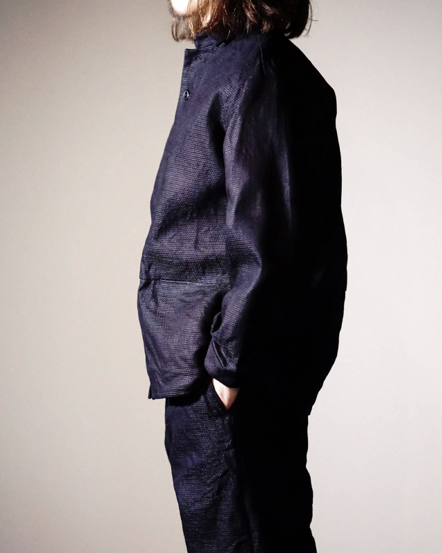 Django Atour classic jardinier indigo jacket