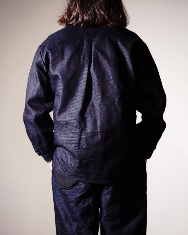 Django Atour classic jardinier indigo jacket