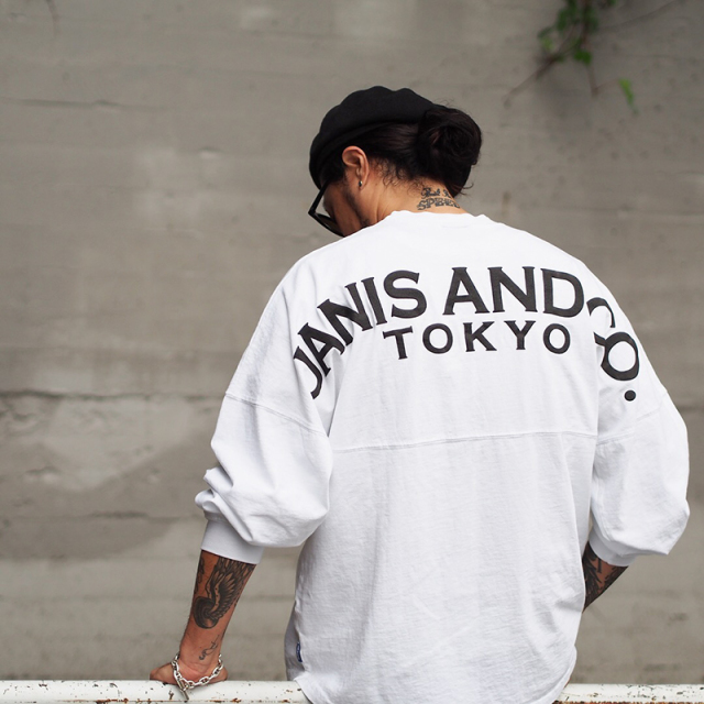 JANIS & Co. TOKYO -BIG L/S TS (WHITE)