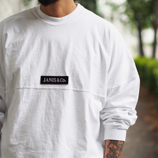 JANIS & Co. TOKYO -BIG L/S TS (WHITE)