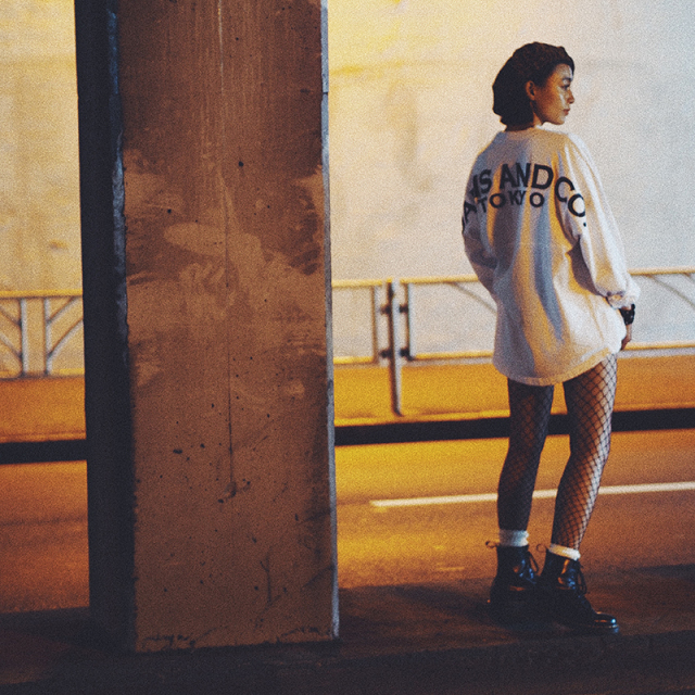 JANIS & Co. TOKYO -BIG L/S TS (WHITE)