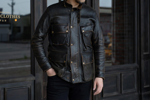 ADDICT CLOTHES JAPAN AD-10 BMC JACKET (SHEEP) BLACK