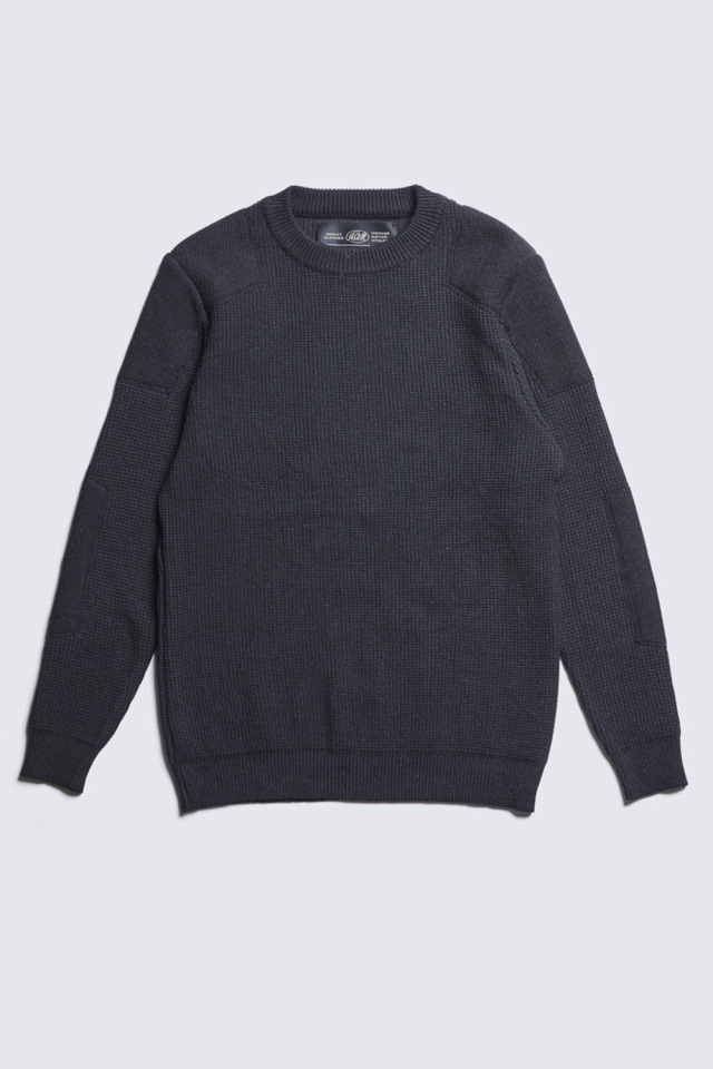 ADDICT CLOTHES JAPAN ACVM PADDED WAFFLE COTTON KNIT BLACK