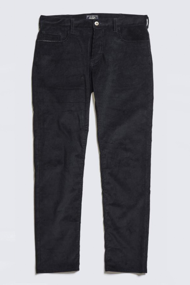ADDICT CLOTHES JAPAN ACVM TIGHT TAPERED CORDUROY PANTS BLACK