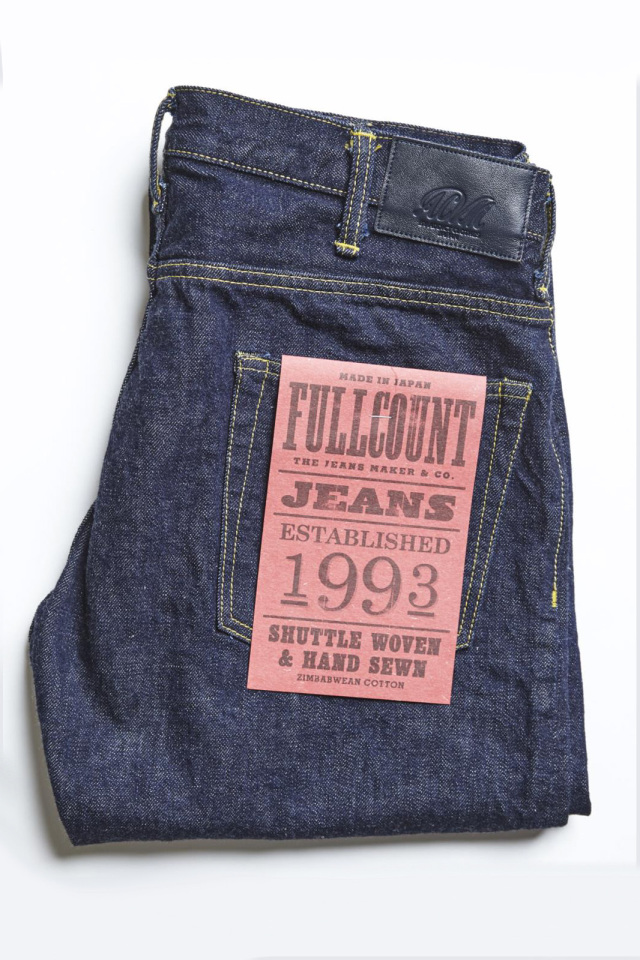 ADDICT CLOTHES JAPAN × FULLCOUNT ACV P01FC TIGHT TAPERED DENIM PANTS INDIGO
